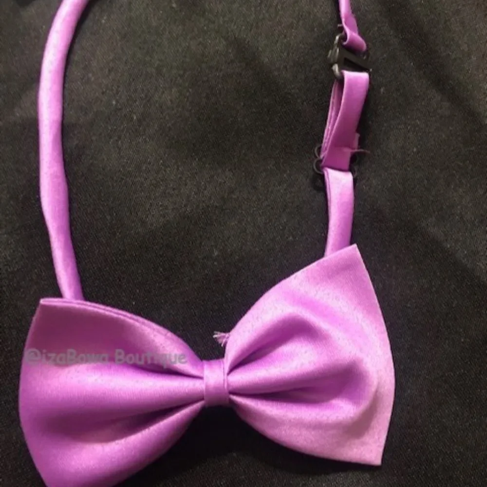 Lilac Cotton Bow Tie TY1123 NWT Boutique